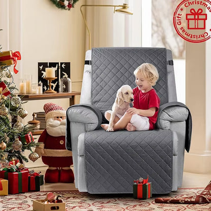 ArmorRest™ Recliner Slipcover – Quilted Shield Against Spills, Pets & Wear