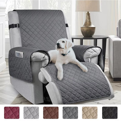 ArmorRest™ Recliner Slipcover – Quilted Shield Against Spills, Pets & Wear