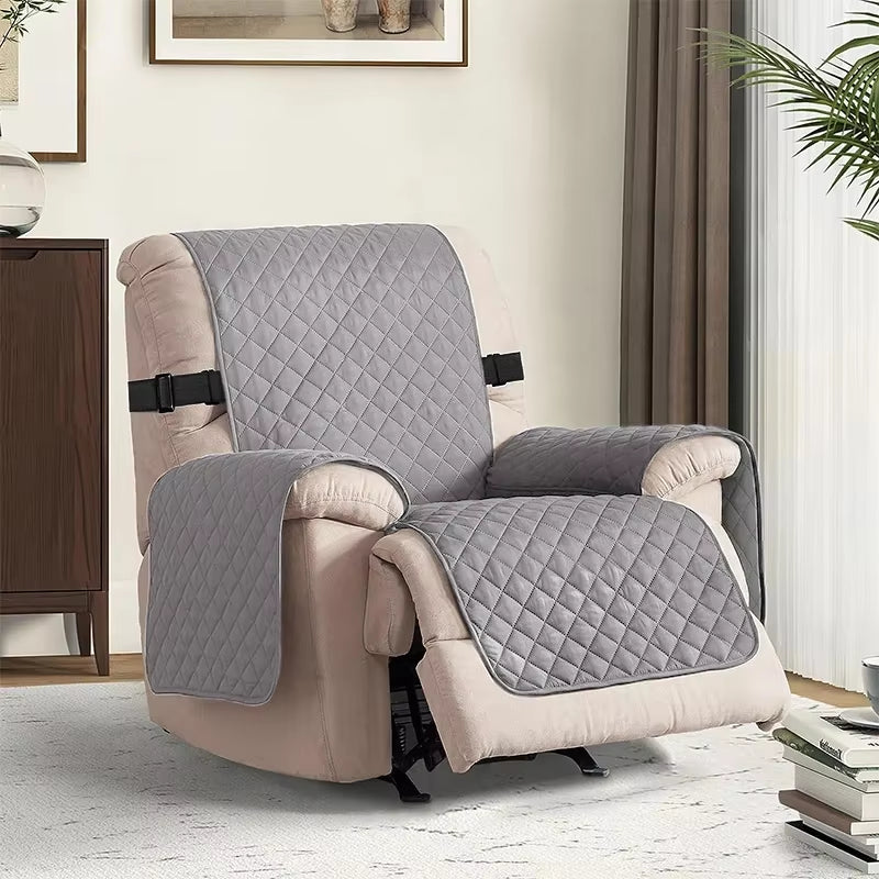 ArmorRest™ Recliner Slipcover – Quilted Shield Against Spills, Pets & Wear