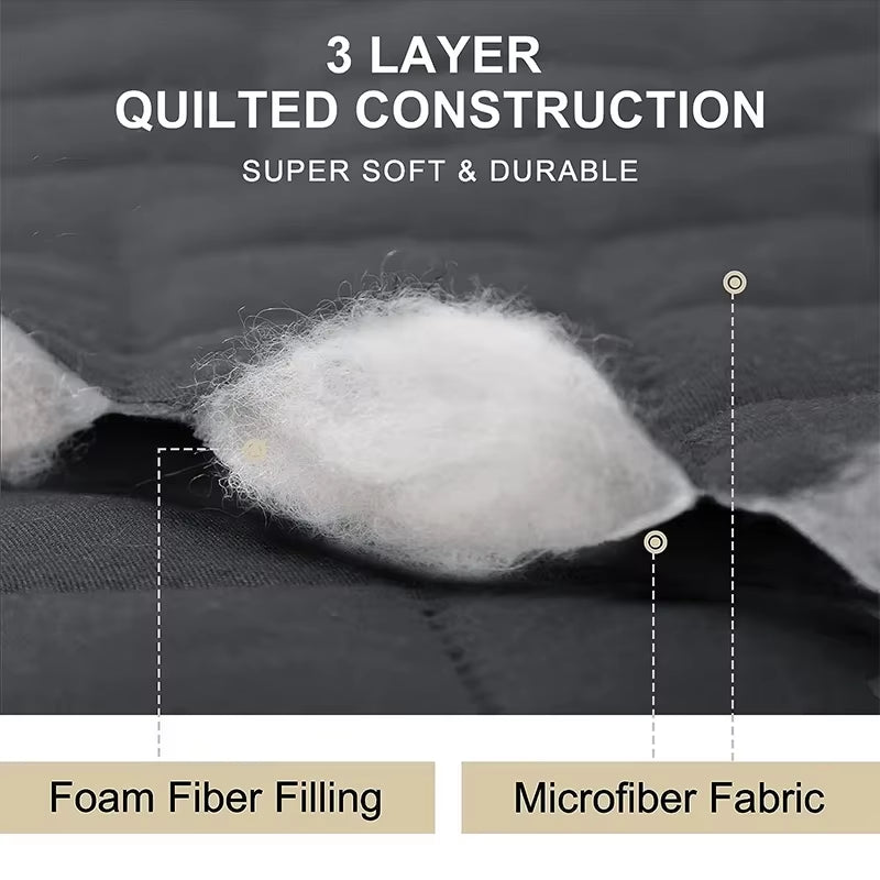 ArmorRest™ Recliner Slipcover – Quilted Shield Against Spills, Pets & Wear